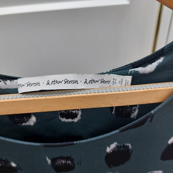 & other stories Size 12 eur 40 dark green dress - Picture 5 of 16